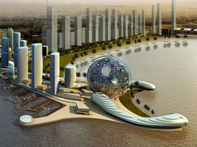 Dubai Promenade artwork