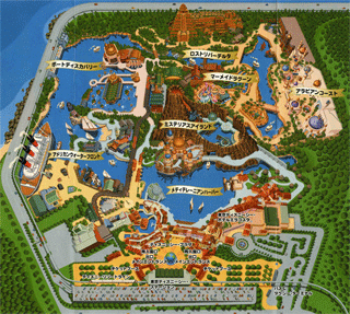 Tokyo DisneySea map