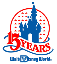 Walt Disney World 15th Anniversary logo